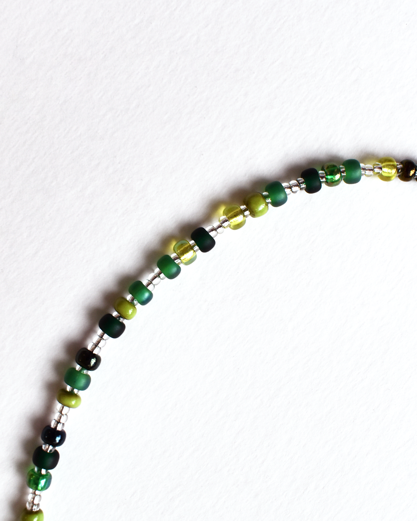 Green 'Half & Half' Fish Charm Necklace