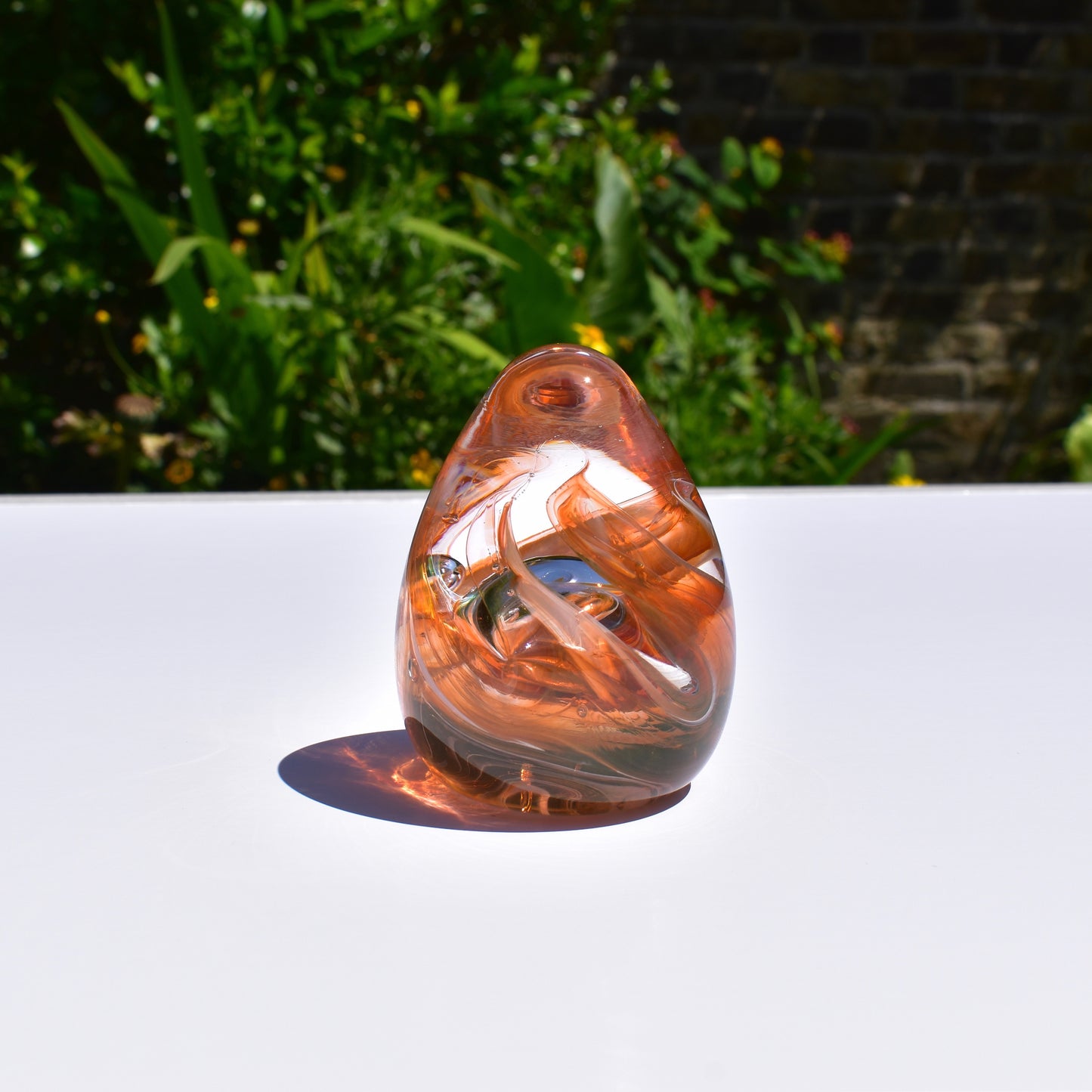 Medium Orange paperweight - Corley Studio Shop