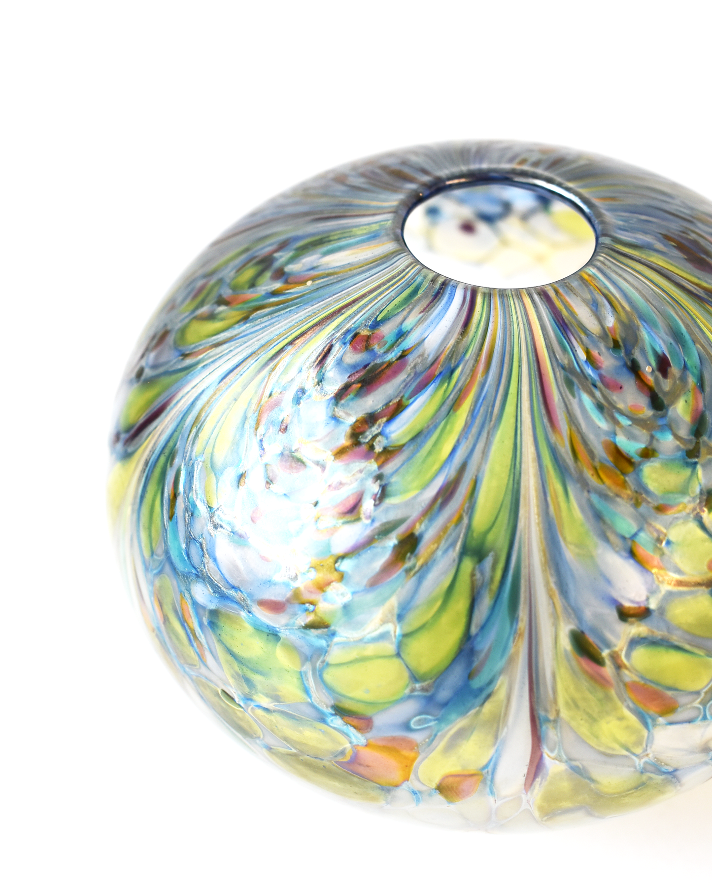 'Seafoam' Glass Sphere Form (M)