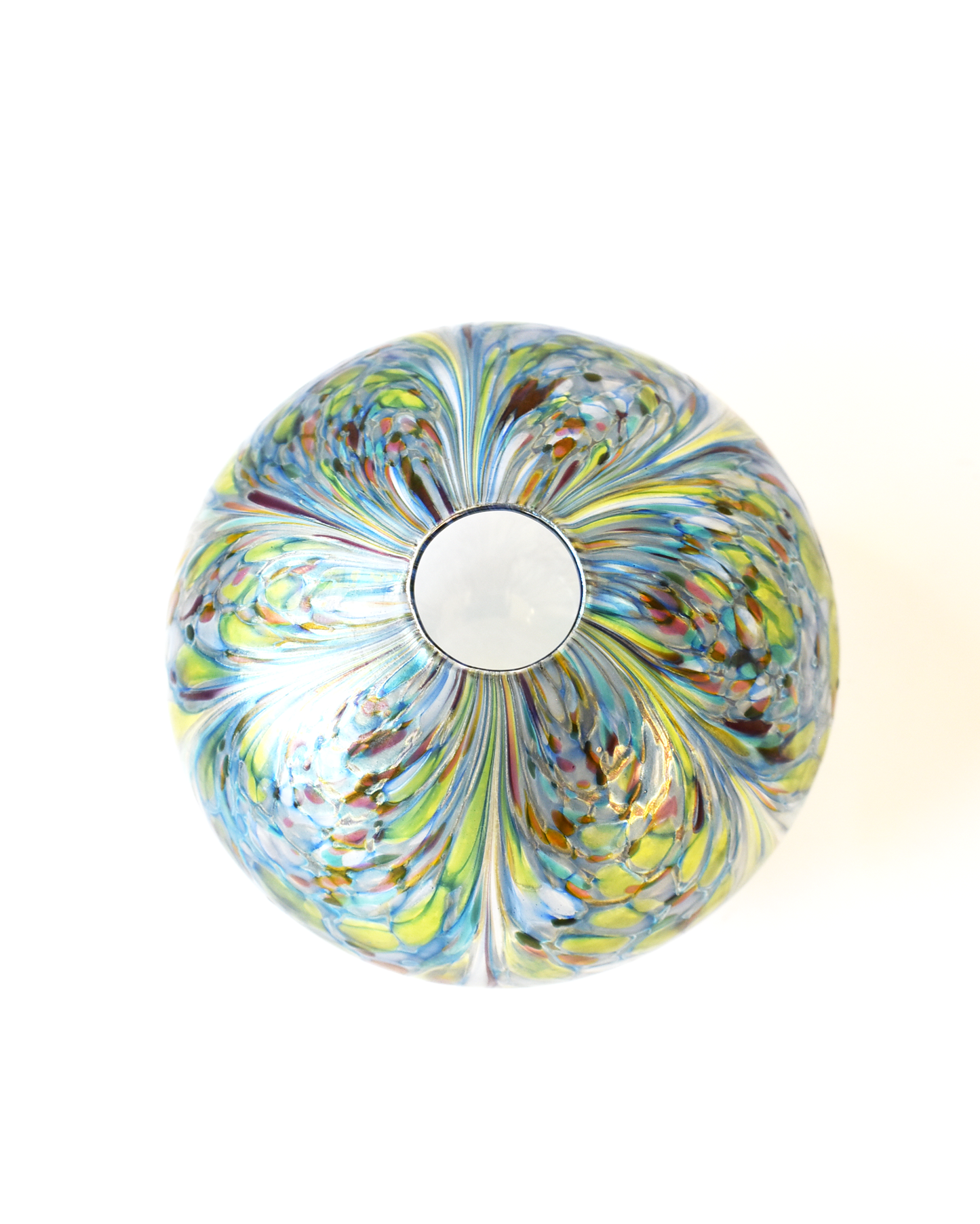 'Seafoam' Glass Sphere Form (M)