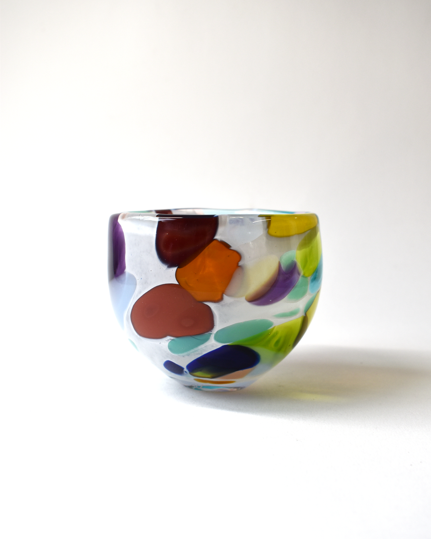 "Bold & Beautiful" Blown Glass Nut Bowl (S)