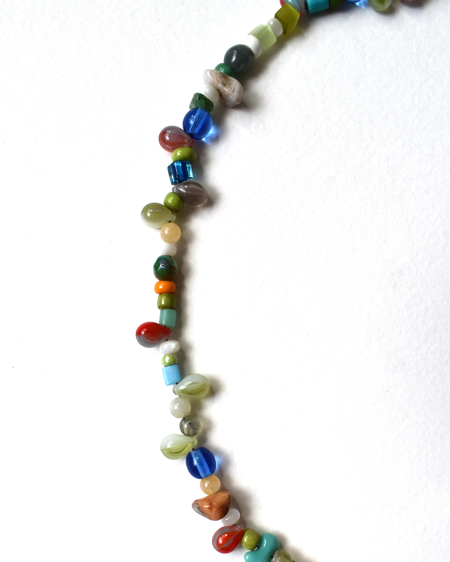 Multicoloured Pearl Pendant Necklace