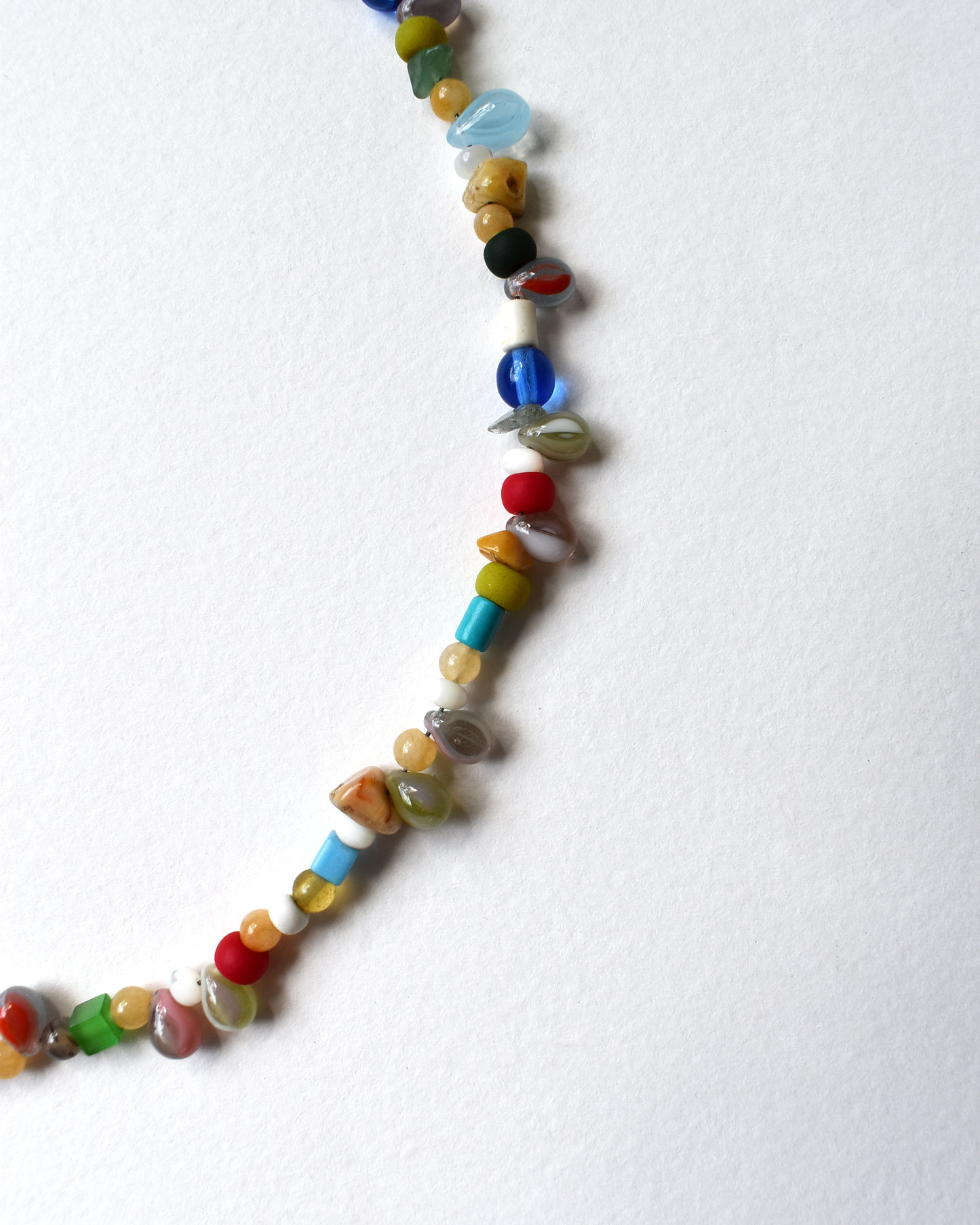 Multicoloured Pearl Pendant Necklace