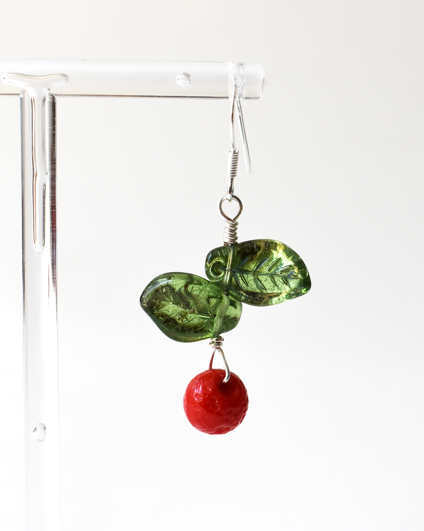 'Blood Oranges' Drop Hook Earrings