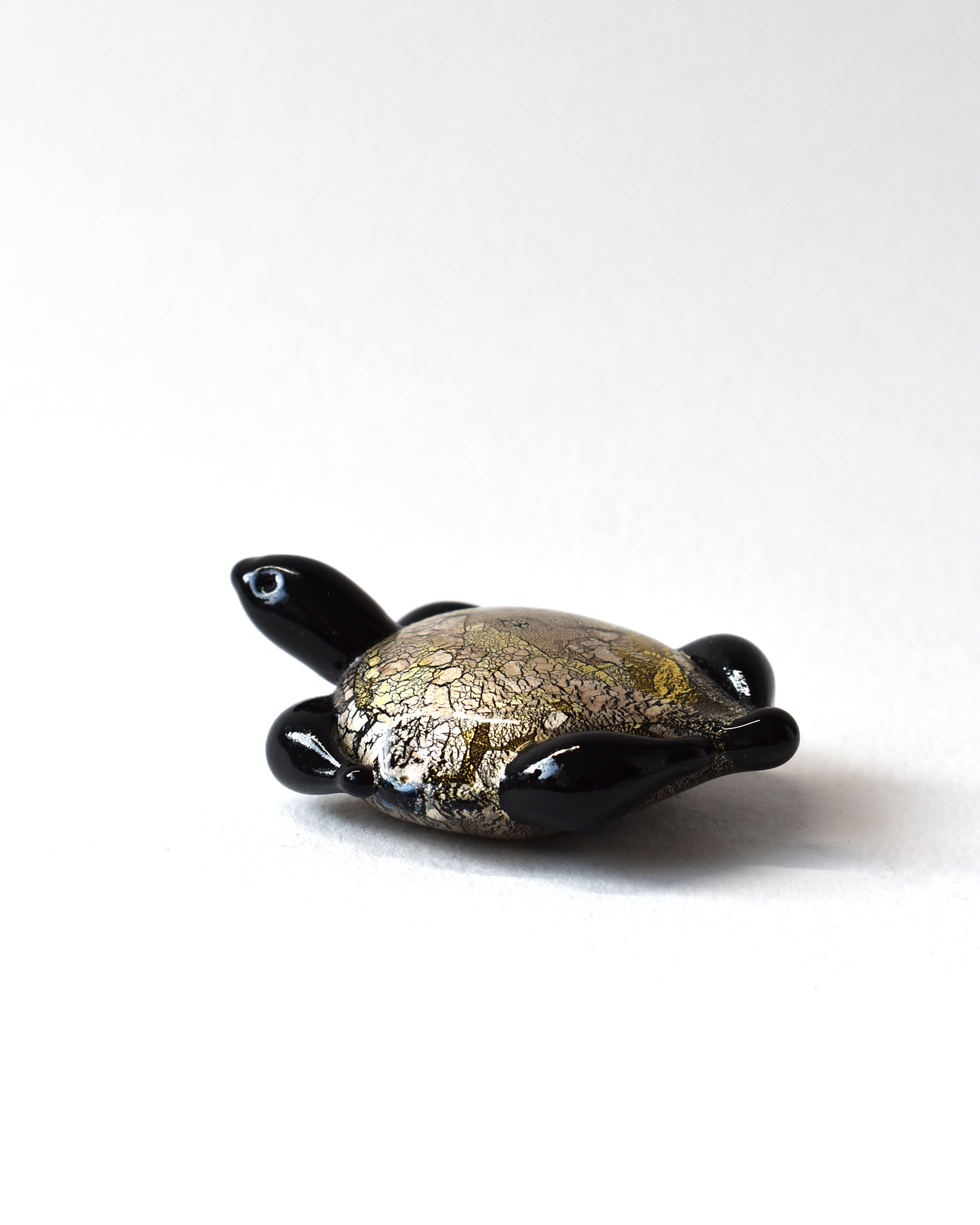 Black Gold & Silver Leaf Turtle