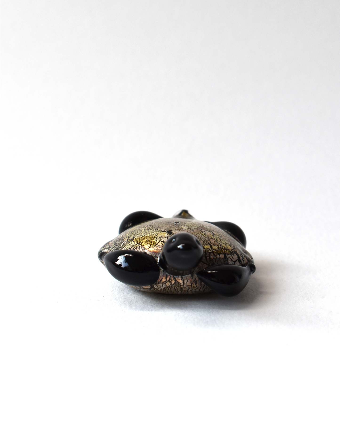 Black Gold & Silver Leaf Turtle