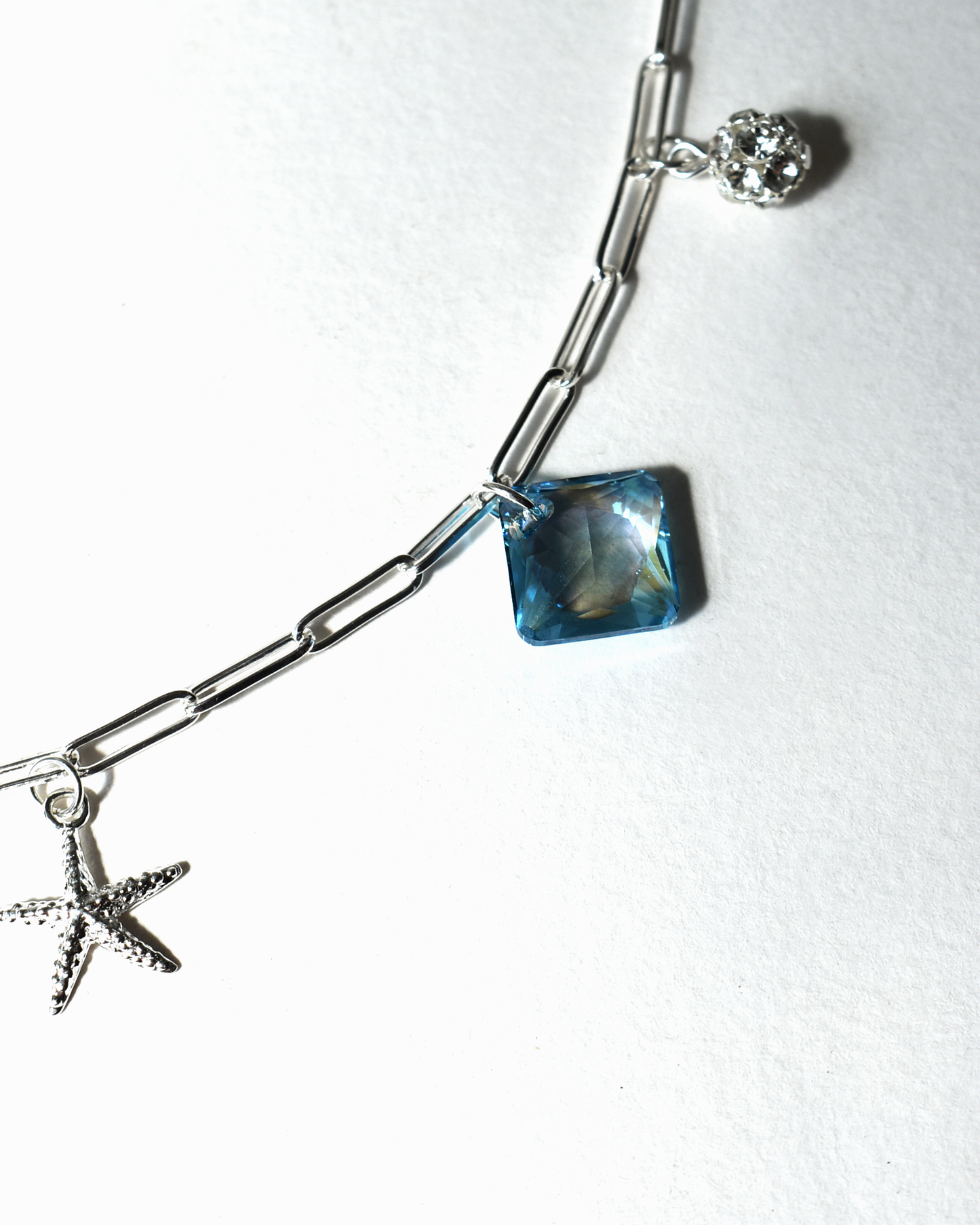 'Coastal Charm' Paperclip Chain Necklace