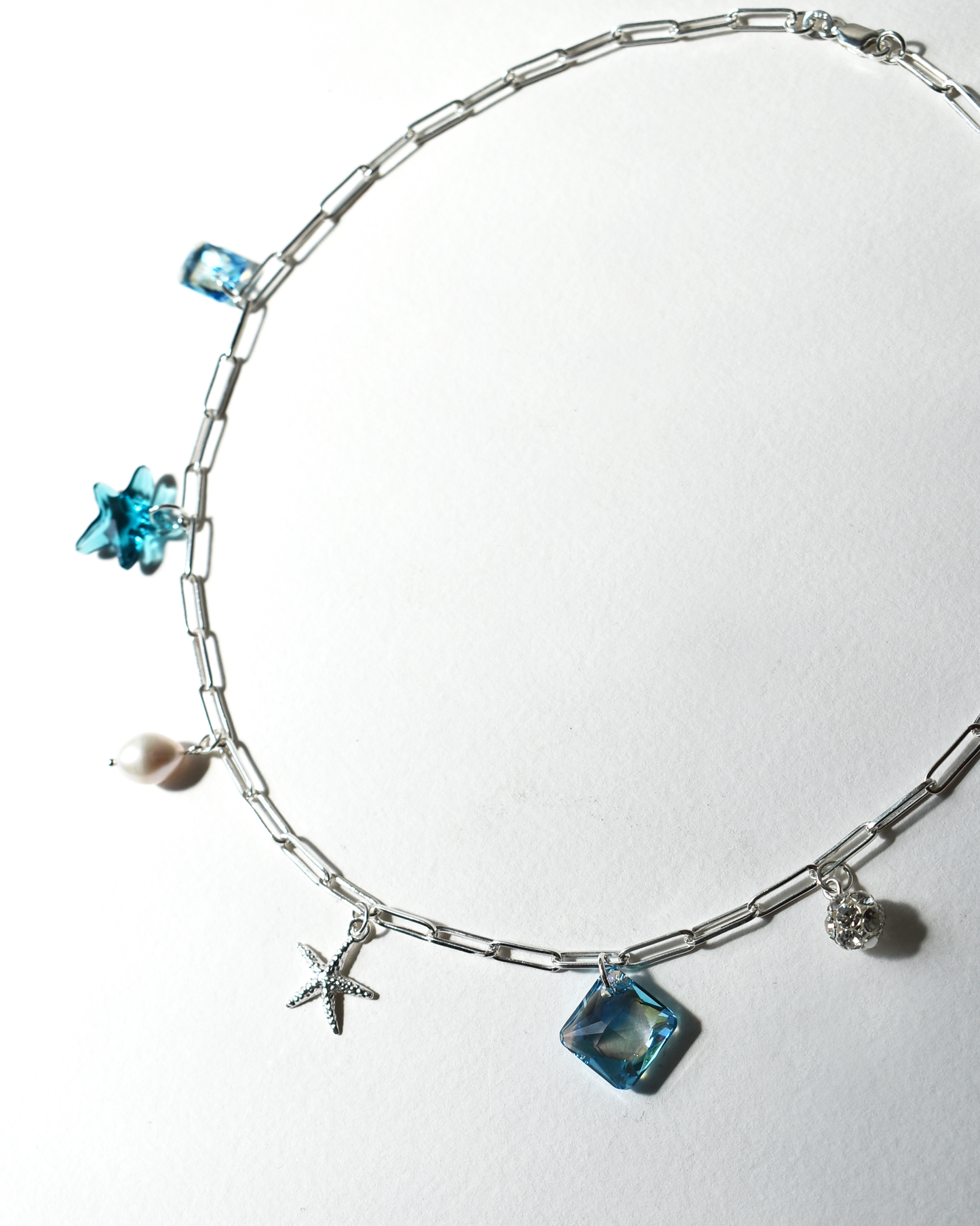 'Coastal Charm' Paperclip Chain Necklace
