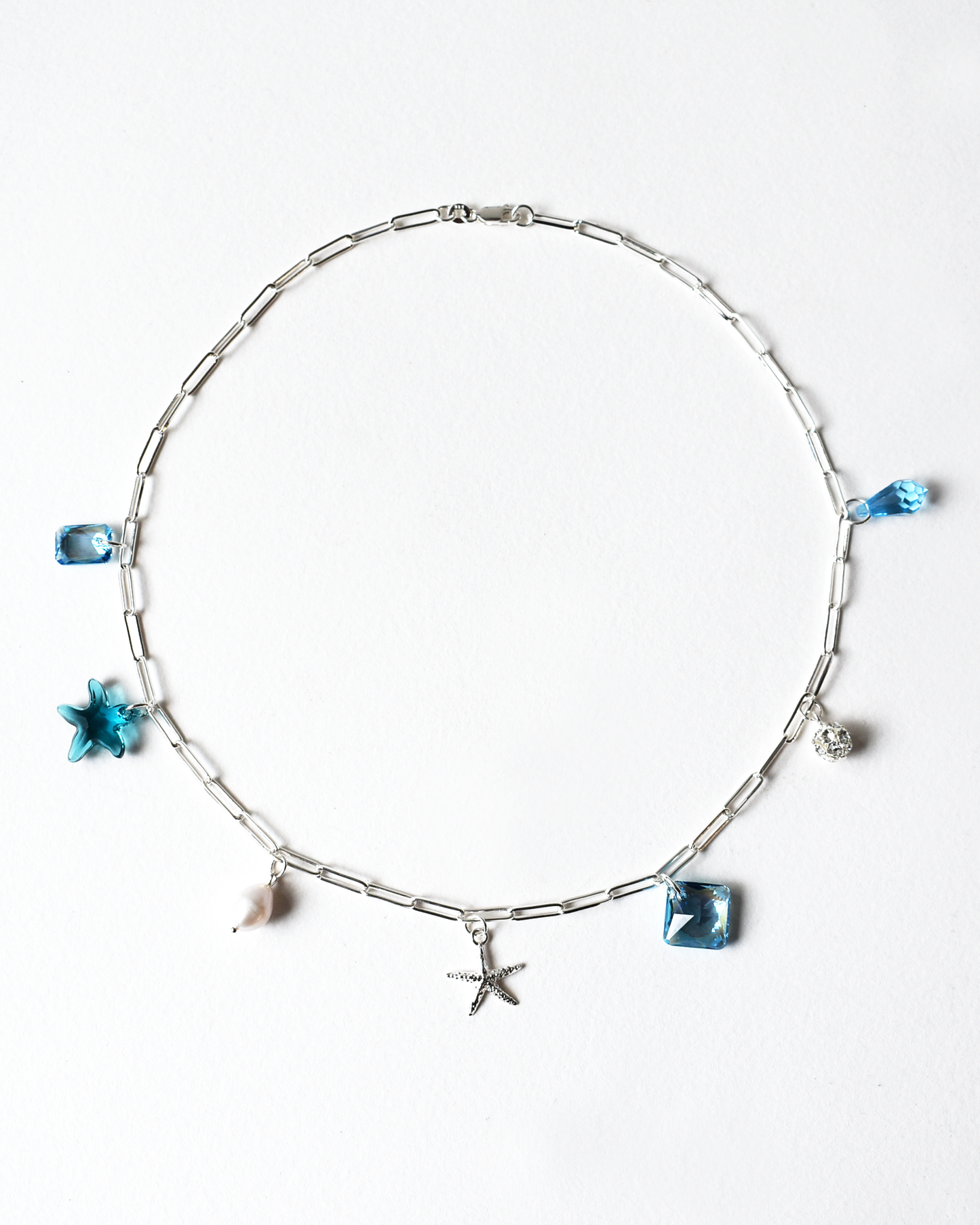 'Coastal Charm' Paperclip Chain Necklace