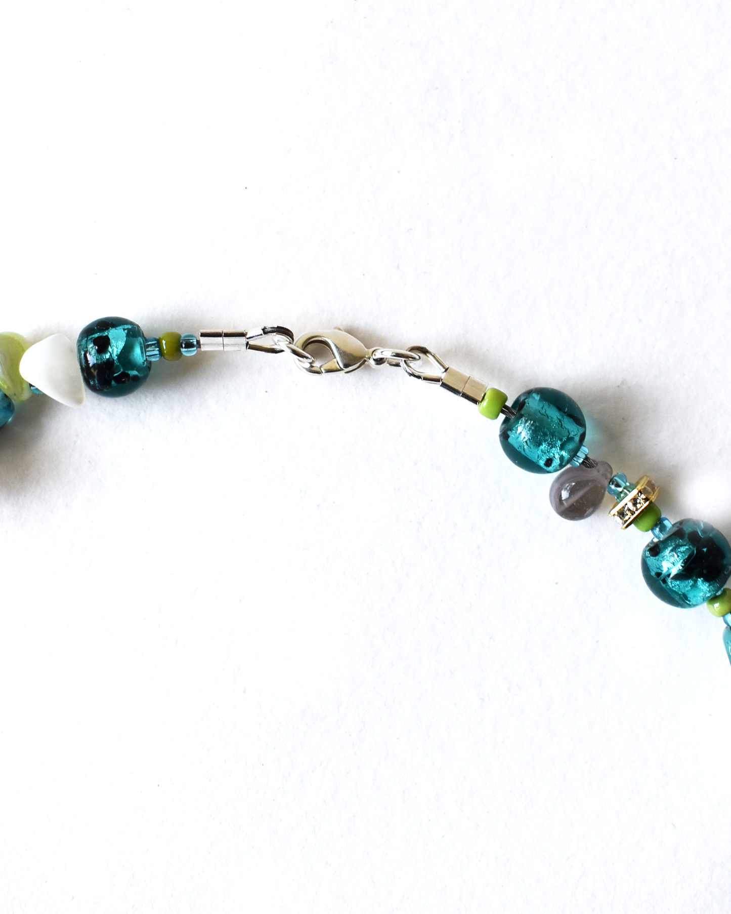 Mother of Pearl Murano Glass Necklace