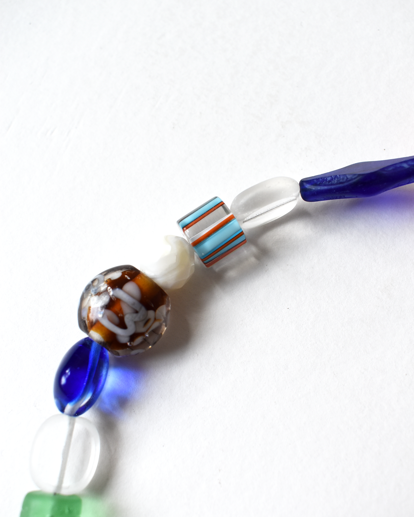 Mixed Glass Bead Necklace