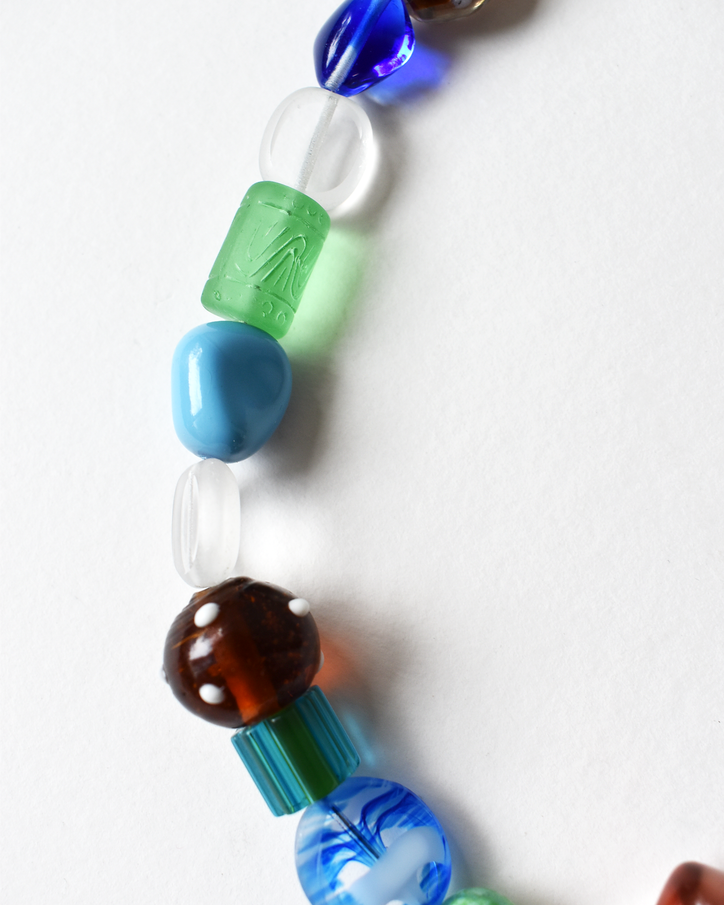 Mixed Glass Bead Necklace