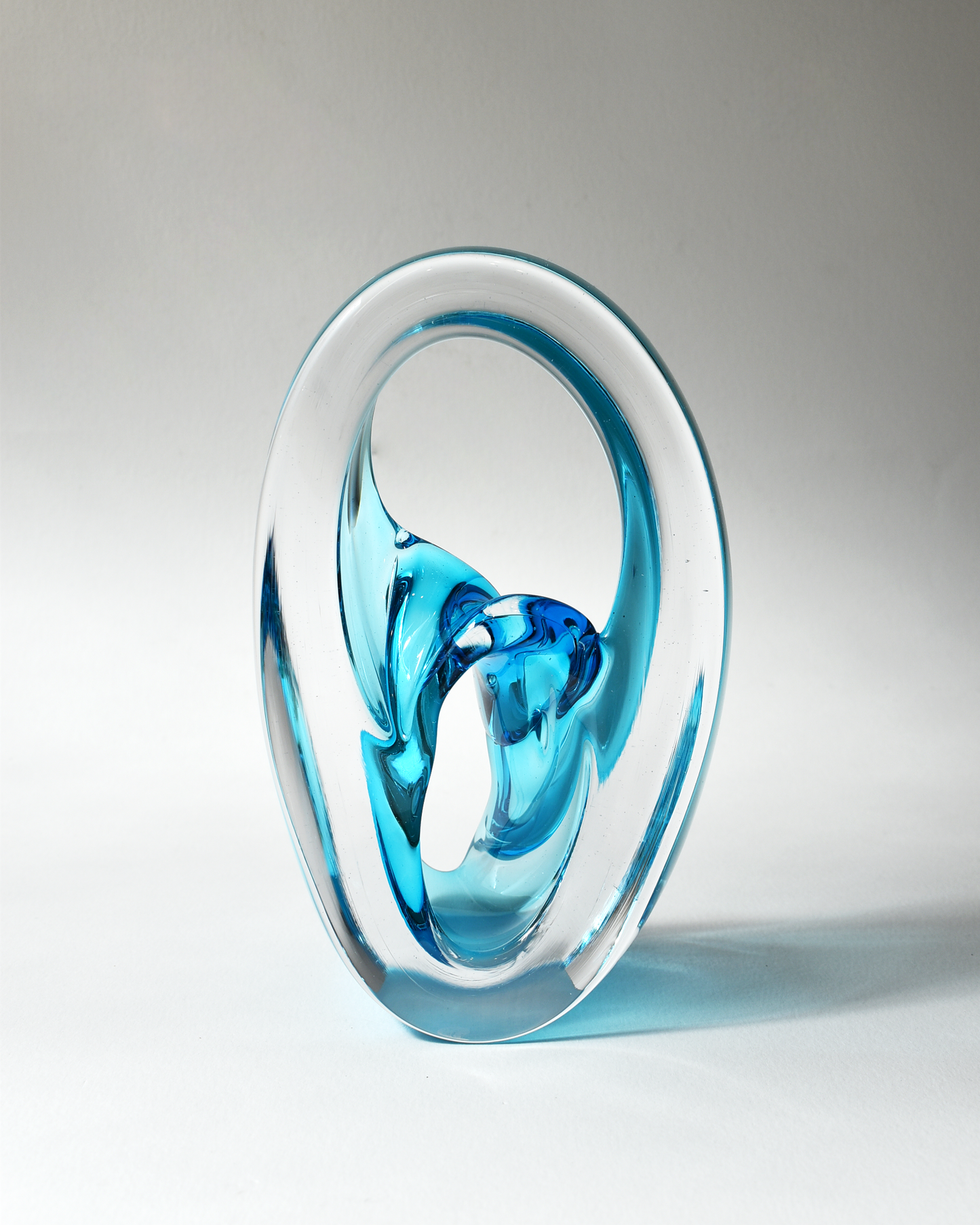 Blue Glass Omni Sculpture