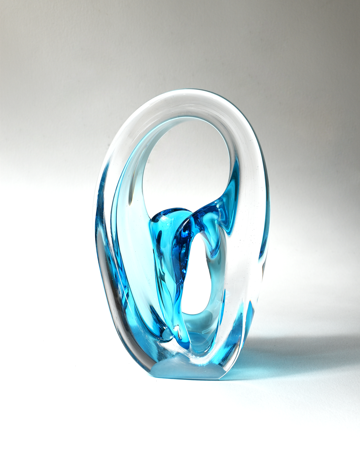 Blue Glass Omni Sculpture