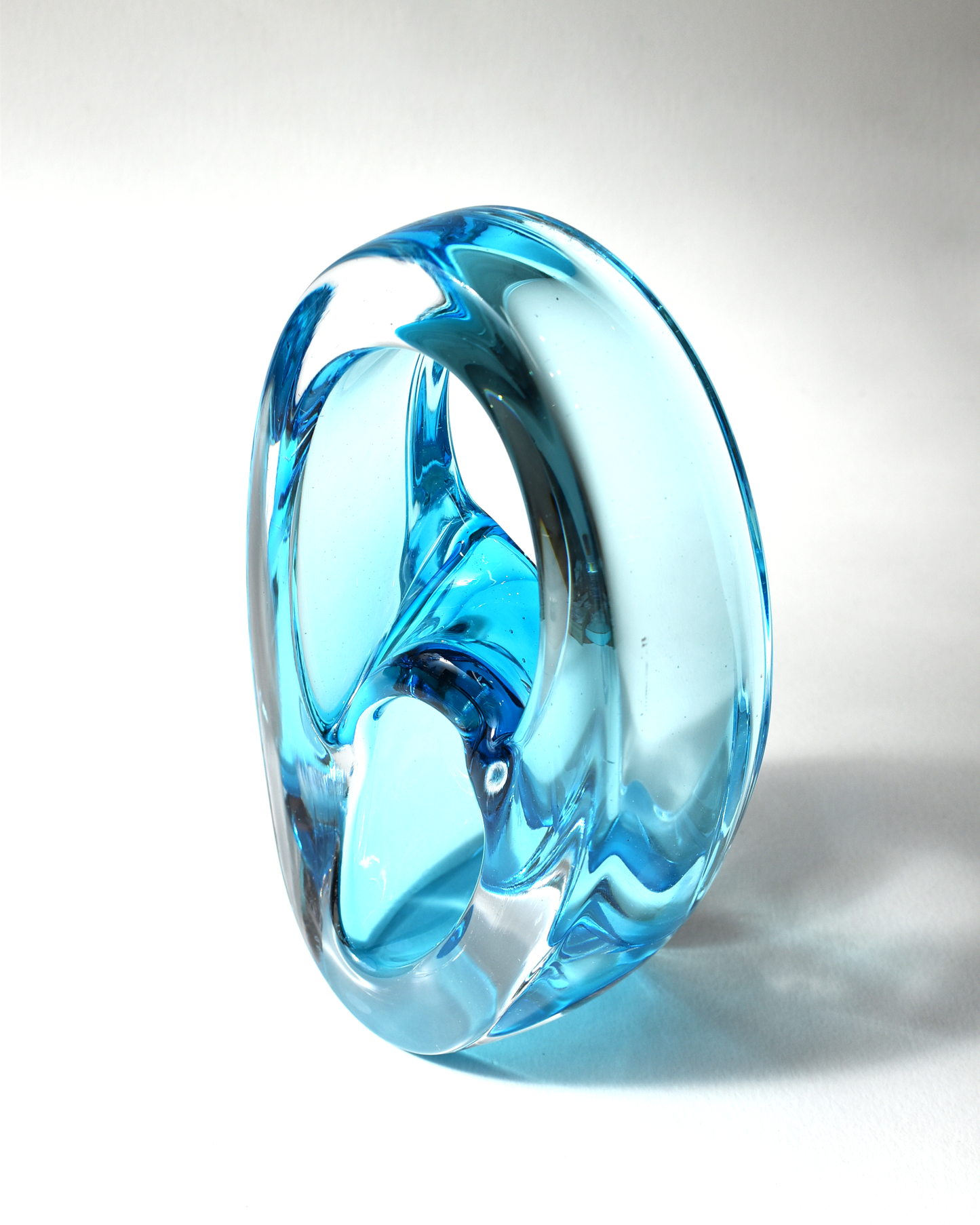 Blue Glass Omni Sculpture