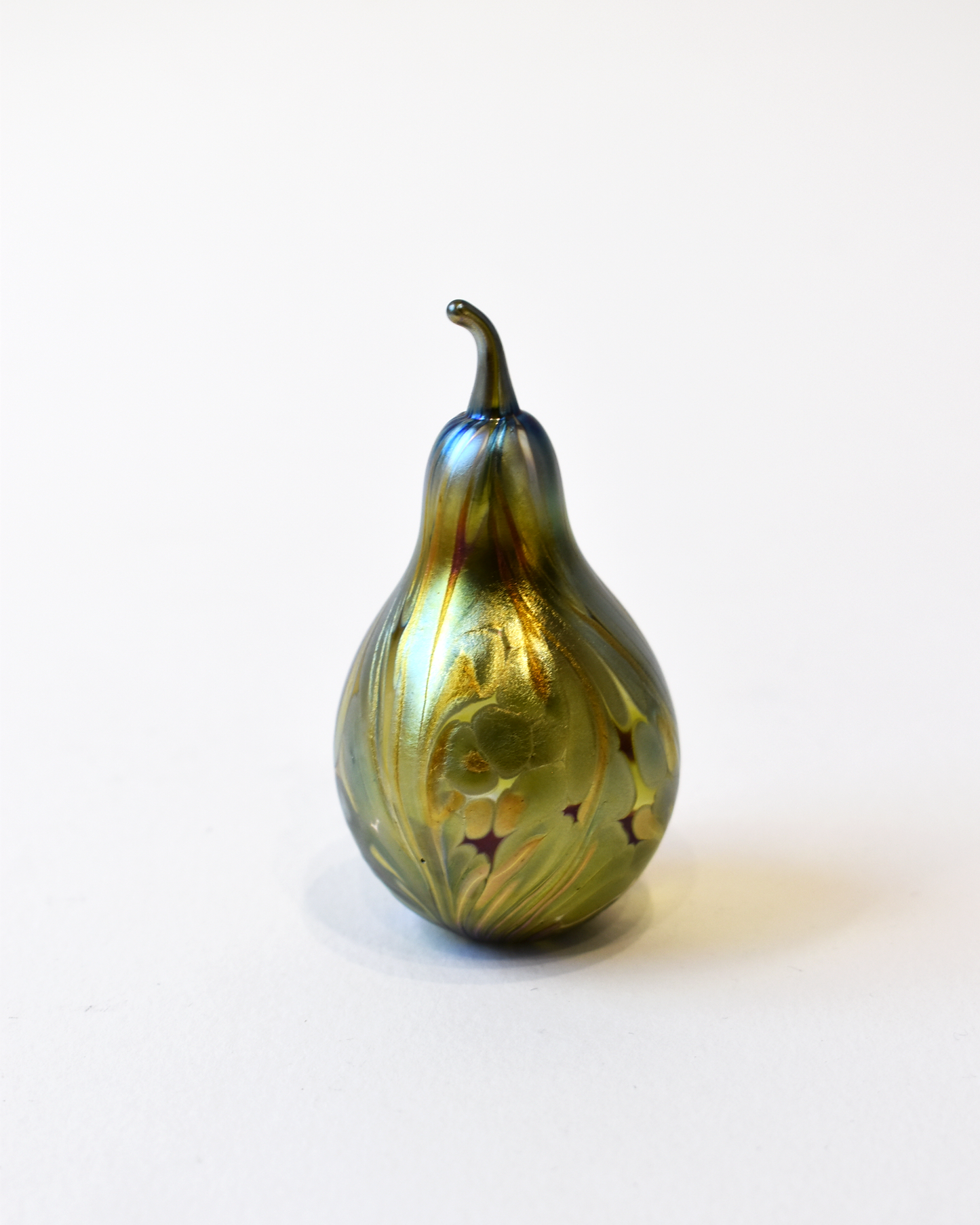 Blown glass pear