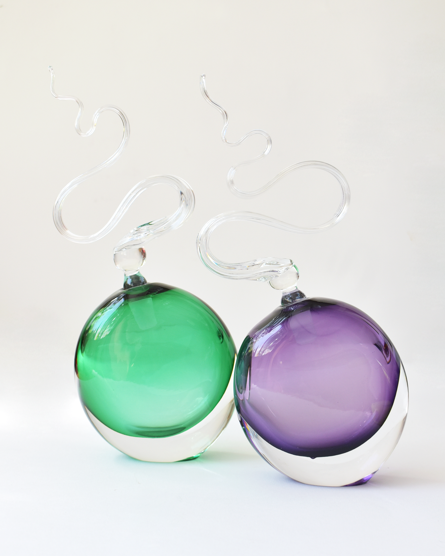 Purple Wave Scent Bottle