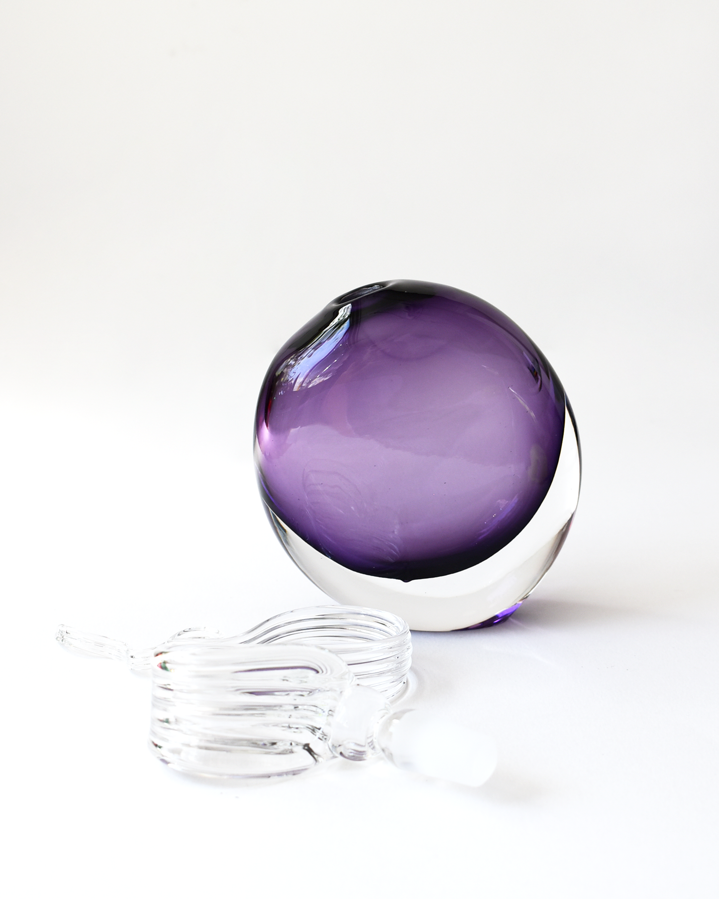 Purple Wave Scent Bottle