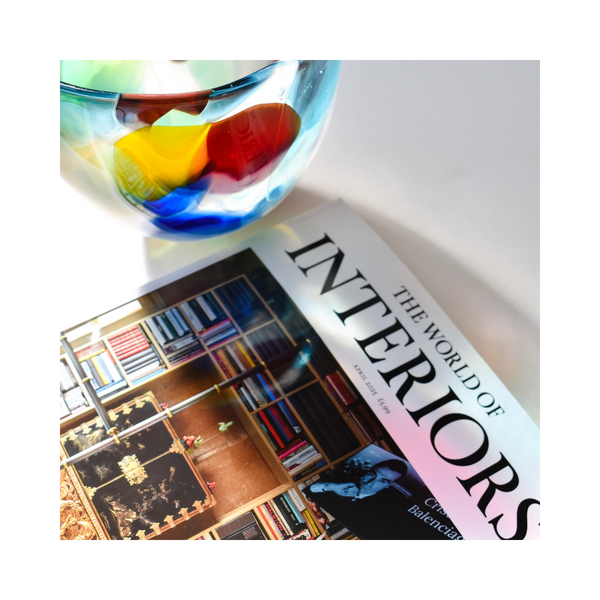 Bold & Beautiful: Handblown Glass Bowl Featured in The World of Interiors