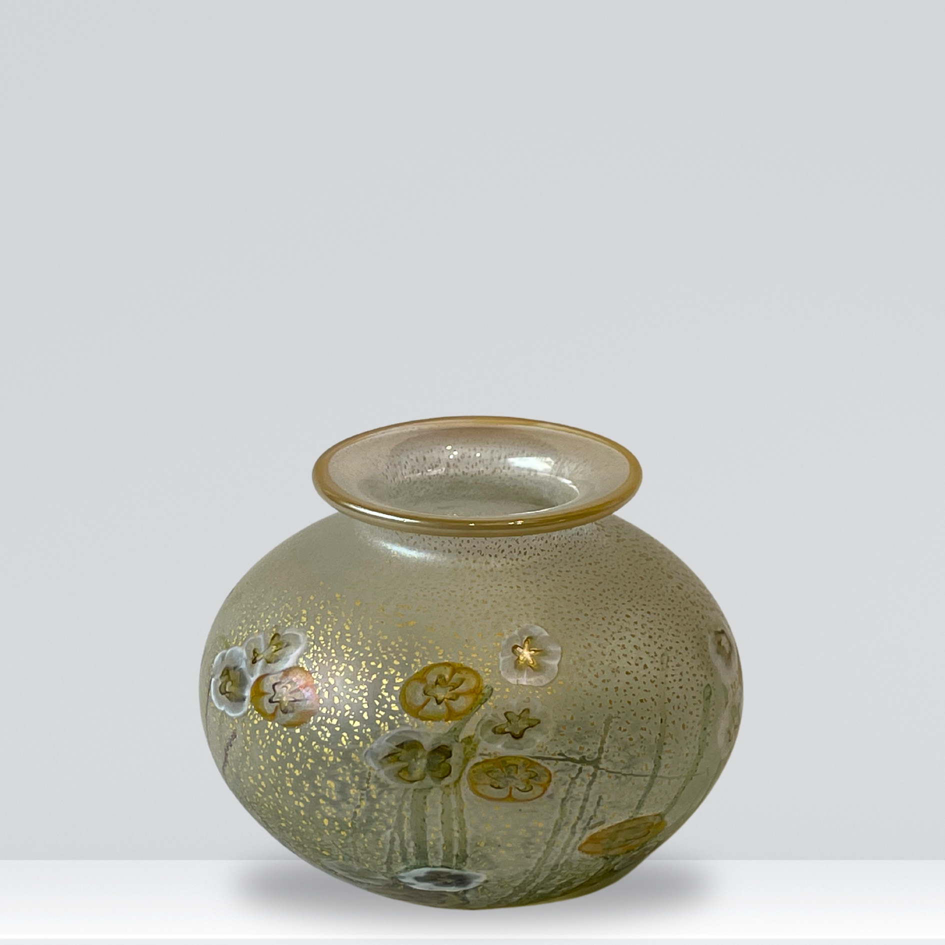 Buttercups and Daisies Sphere Vase - Corley Studio Shop