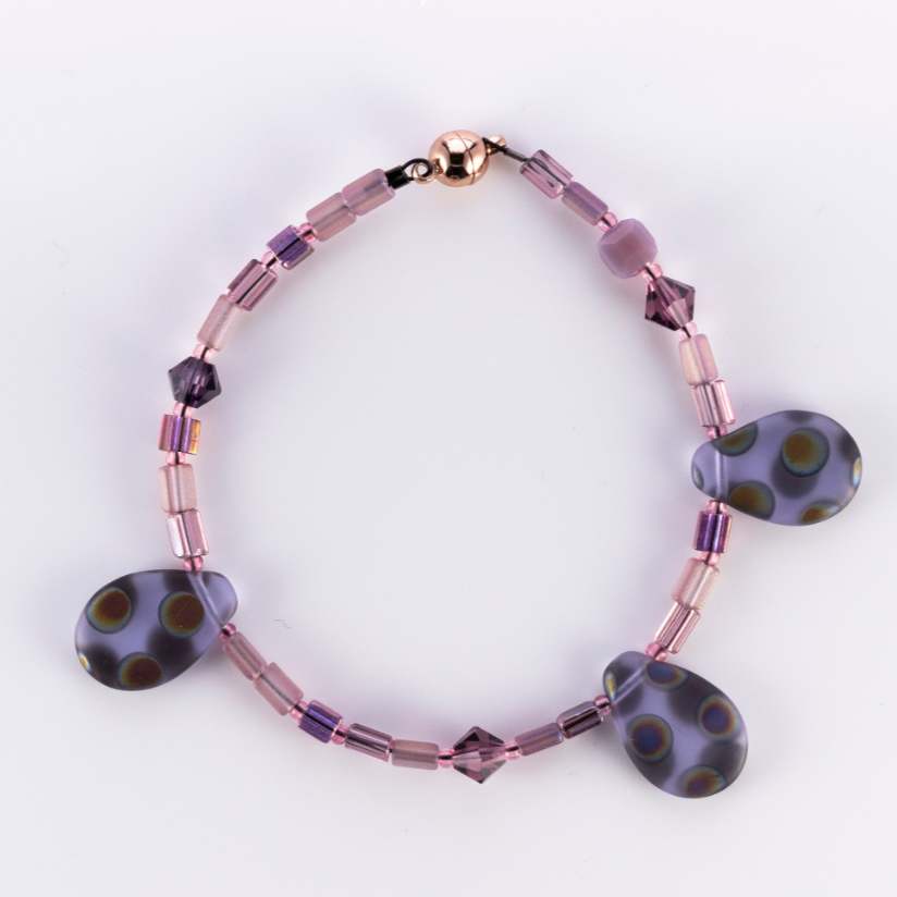 Teardrop Dotty Beads Bracelet