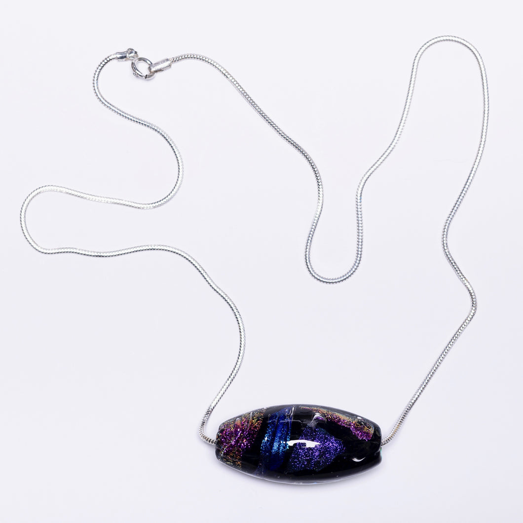 Nighttime Bead Pendant Necklace