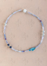 Load image into Gallery viewer, Soft Blue &amp; Lilac Sea Theme Necklace
