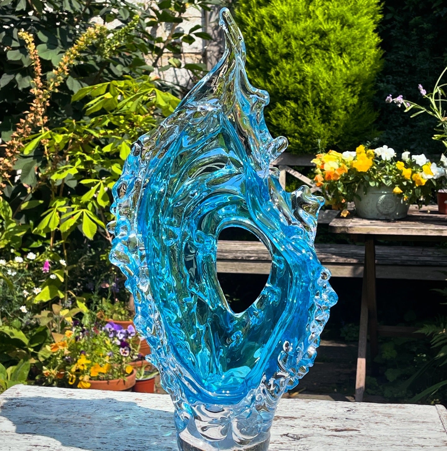 Ripple Glass Sculpture - Corley Studio Shop