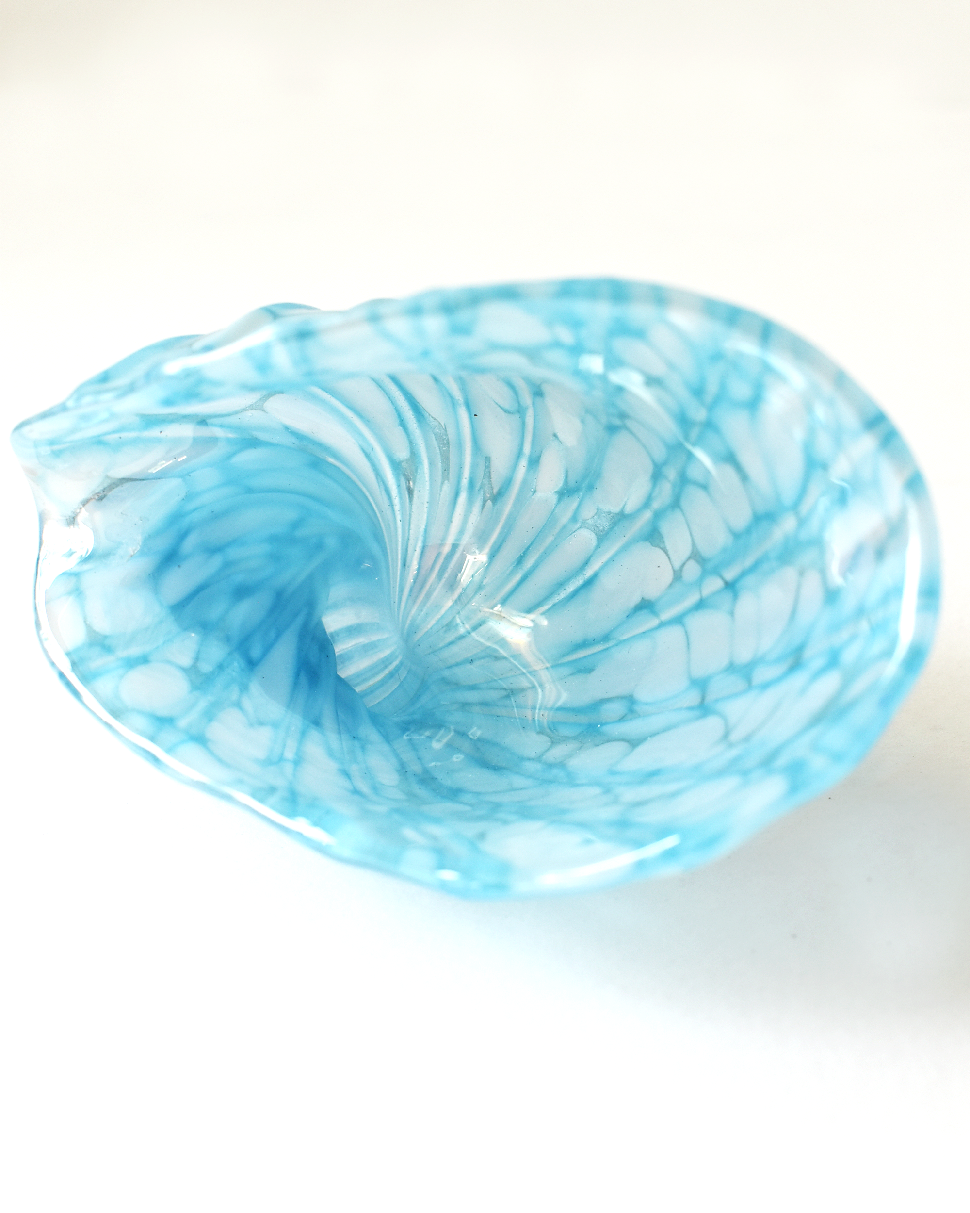 Soft Blue Glass Shell (S)