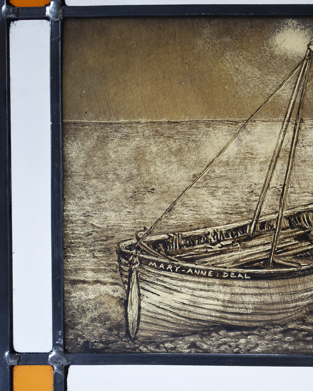 'Deal Lugger' - Stained Glass Panel