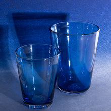 Load image into Gallery viewer, Blue Glass Tumbler
