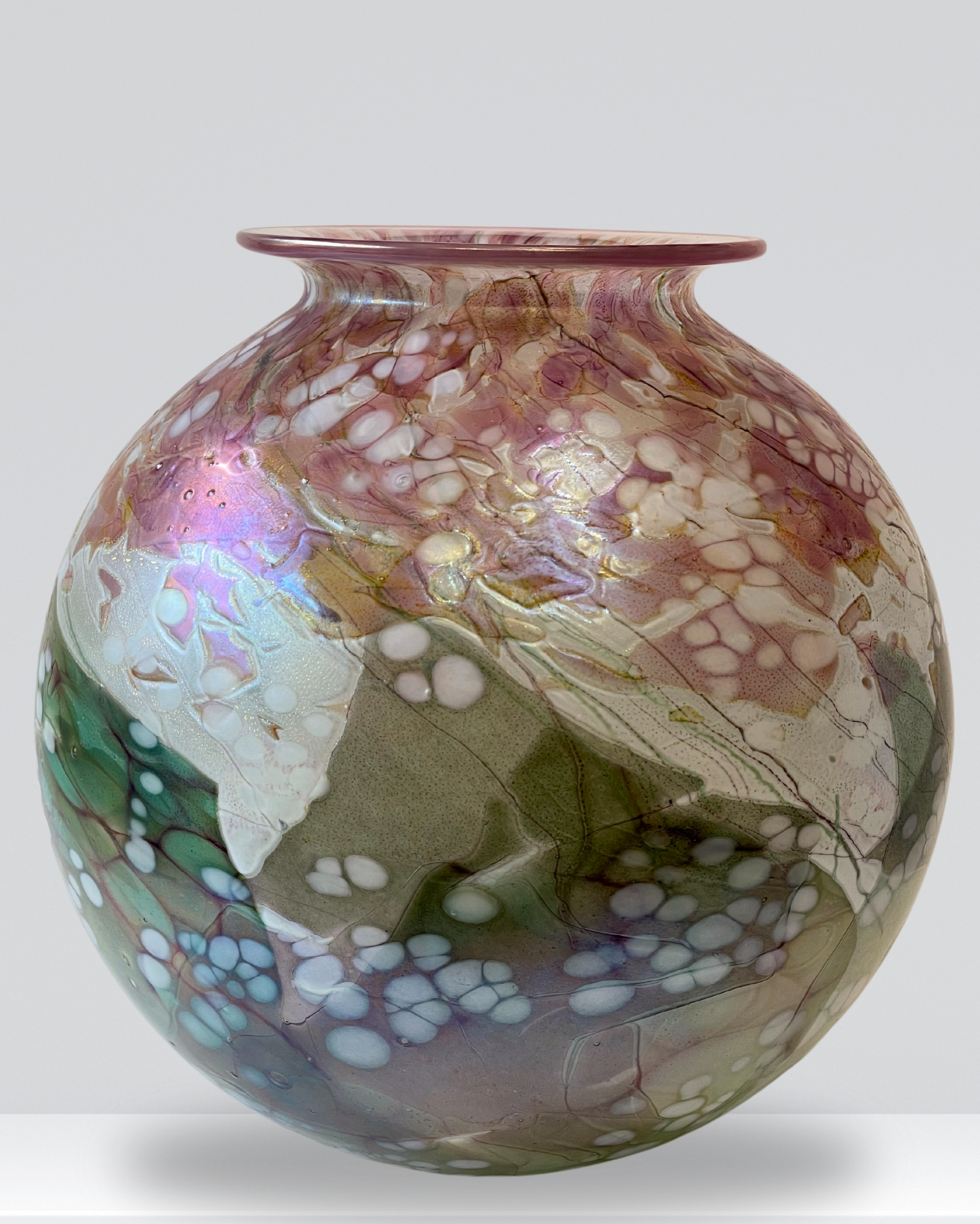 Lily of the Valley Open Sphere Vase - Corley Studio Shop