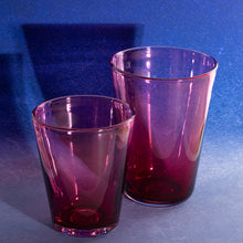 Load image into Gallery viewer, Cranberry Pink Glass Tumbler
