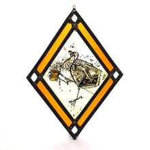 Load image into Gallery viewer, Medieval Style Bird (II) - Stained Glass Panel
