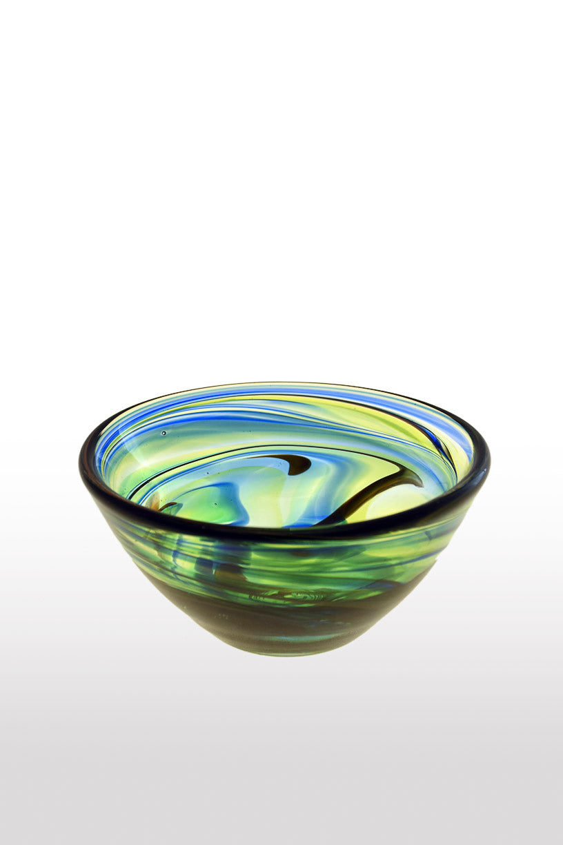 Lime Green Glow Glass Bowl - Corley Studio Shop