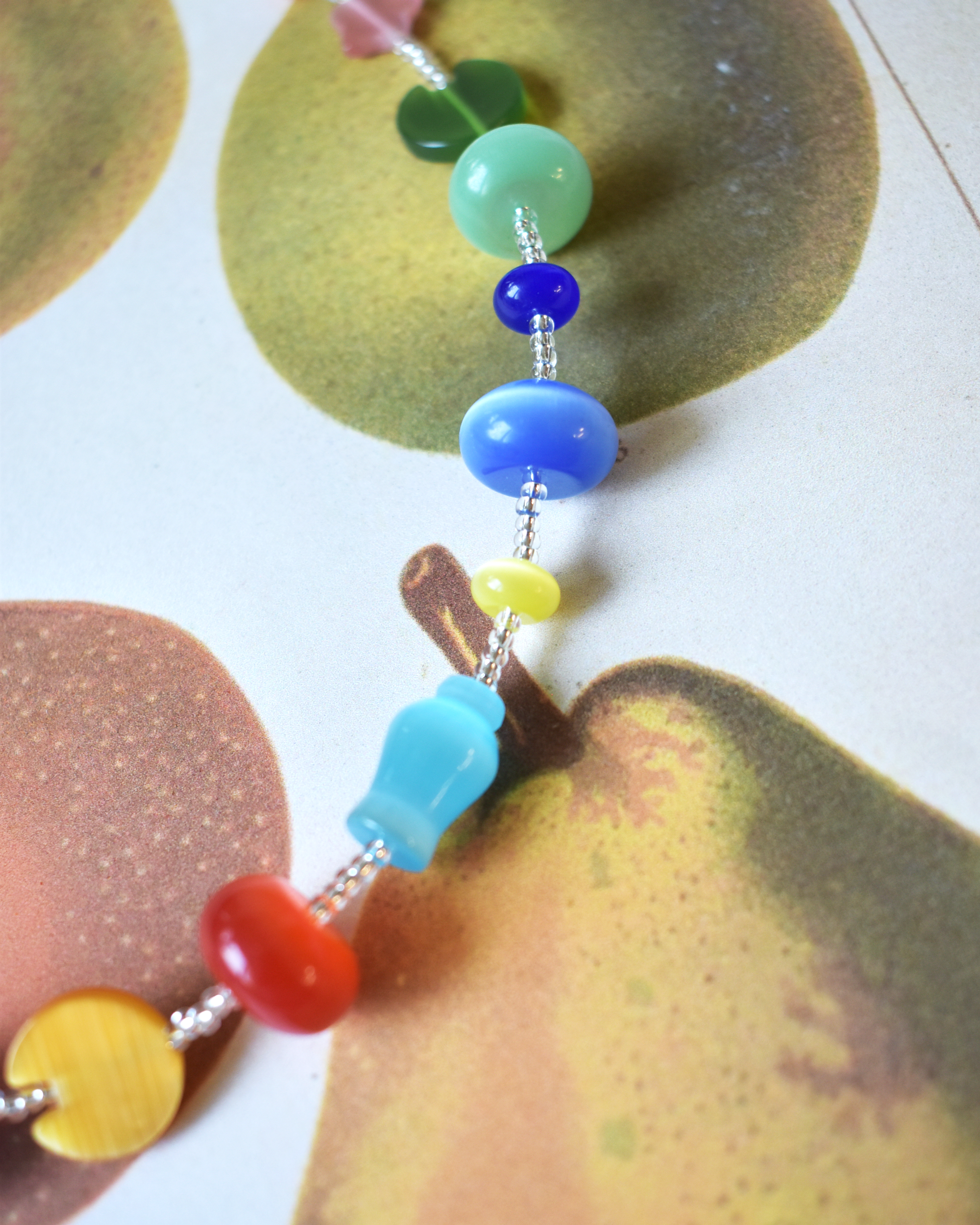 'Kaleidoscope Colour' Bead Necklace