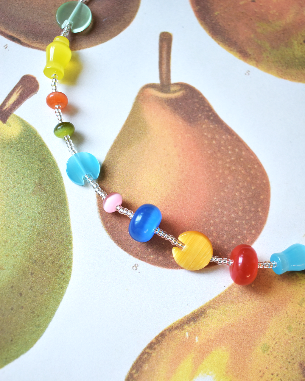 'Kaleidoscope Colour' Bead Necklace