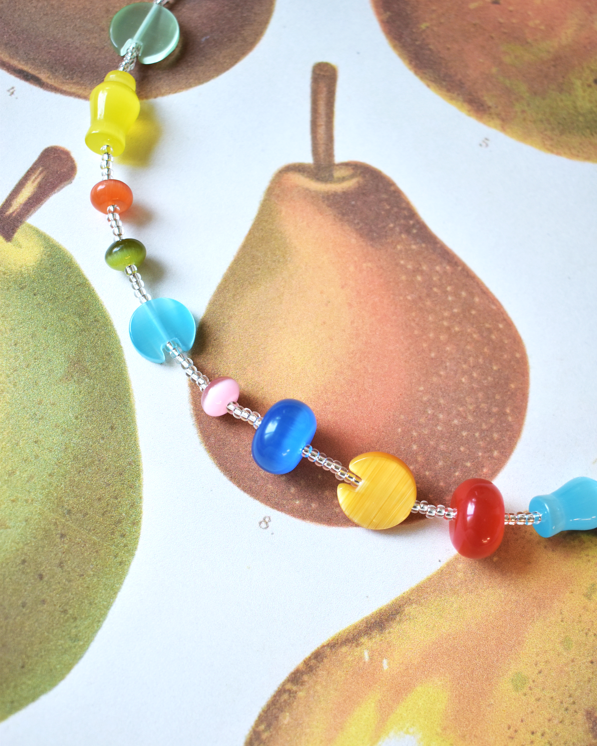 'Kaleidoscope Colour' Bead Necklace