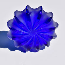 Load image into Gallery viewer, Royal Blue Ammonite Glass Sculpture
