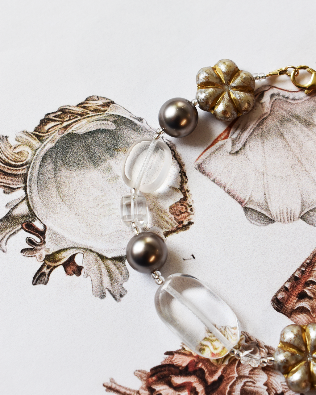 'Misty Meadow' Bead Bracelet