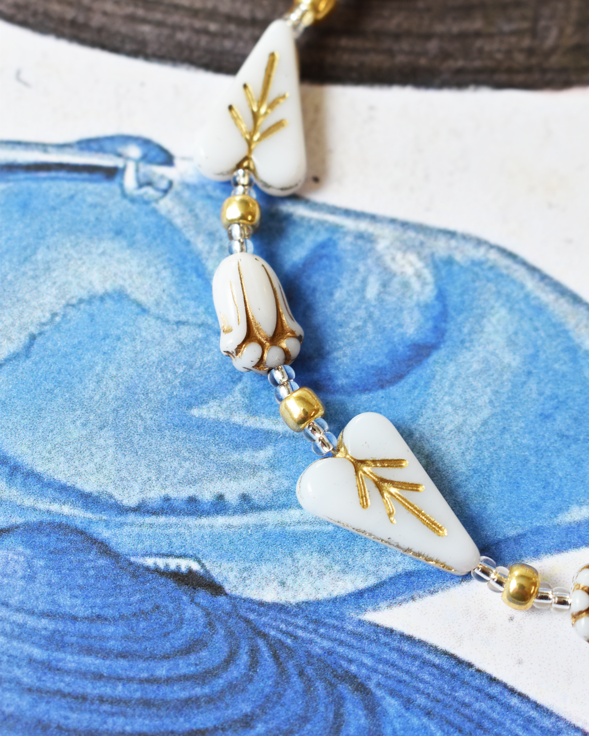 'Gilded Garden' Bead Bracelet
