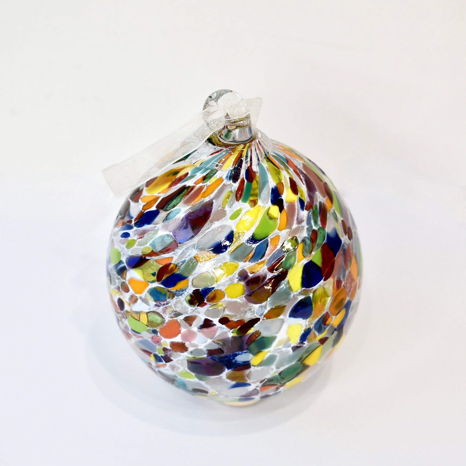 Colourful "Gaudi" Confetti Bauble Small