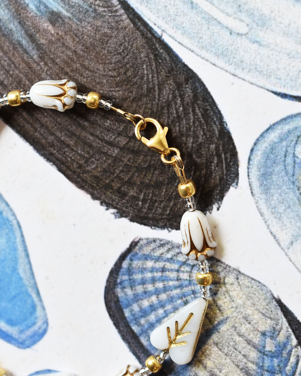 'Gilded Garden' Bead Bracelet