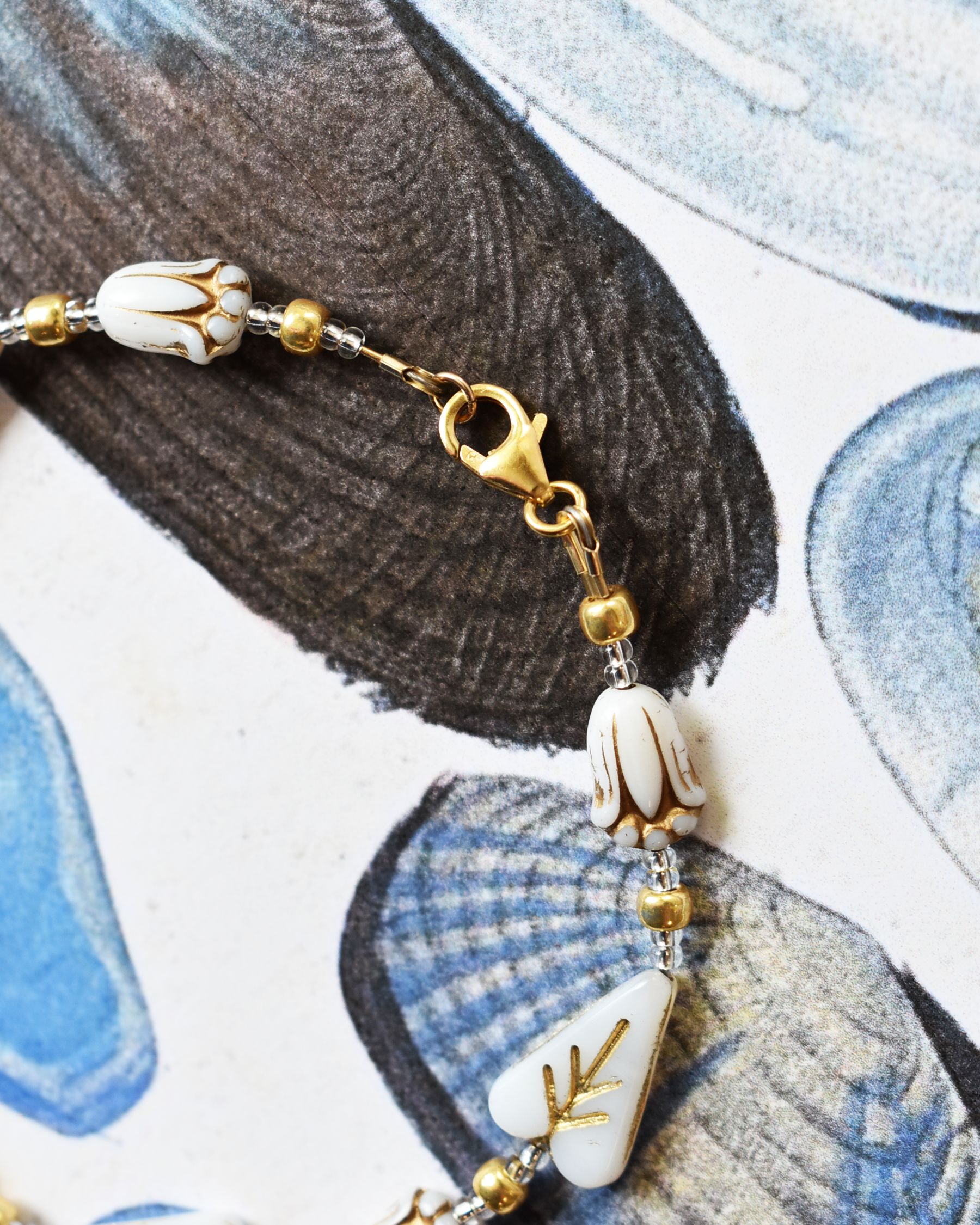 'Gilded Garden' Bead Bracelet