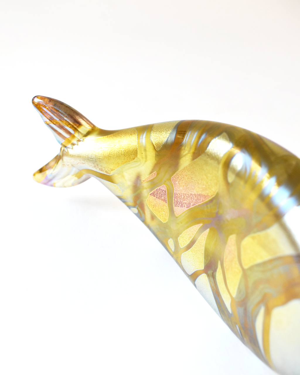 Gold Iridescent Spotted Glass Fish (L)