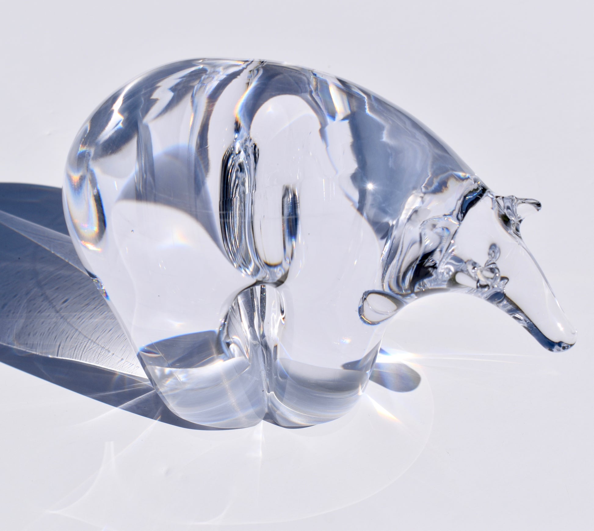 Clear Glass Polar Bear - Corley Studio Shop