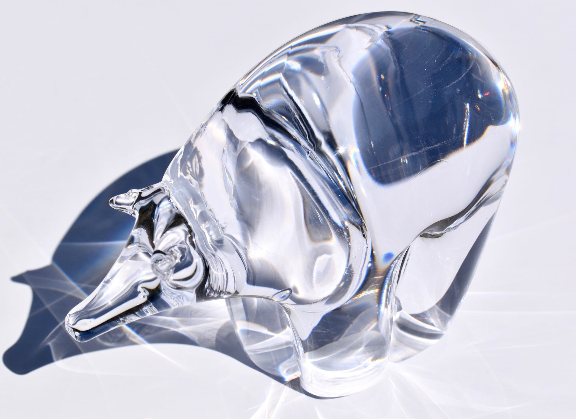 Clear Glass Polar Bear - Corley Studio Shop
