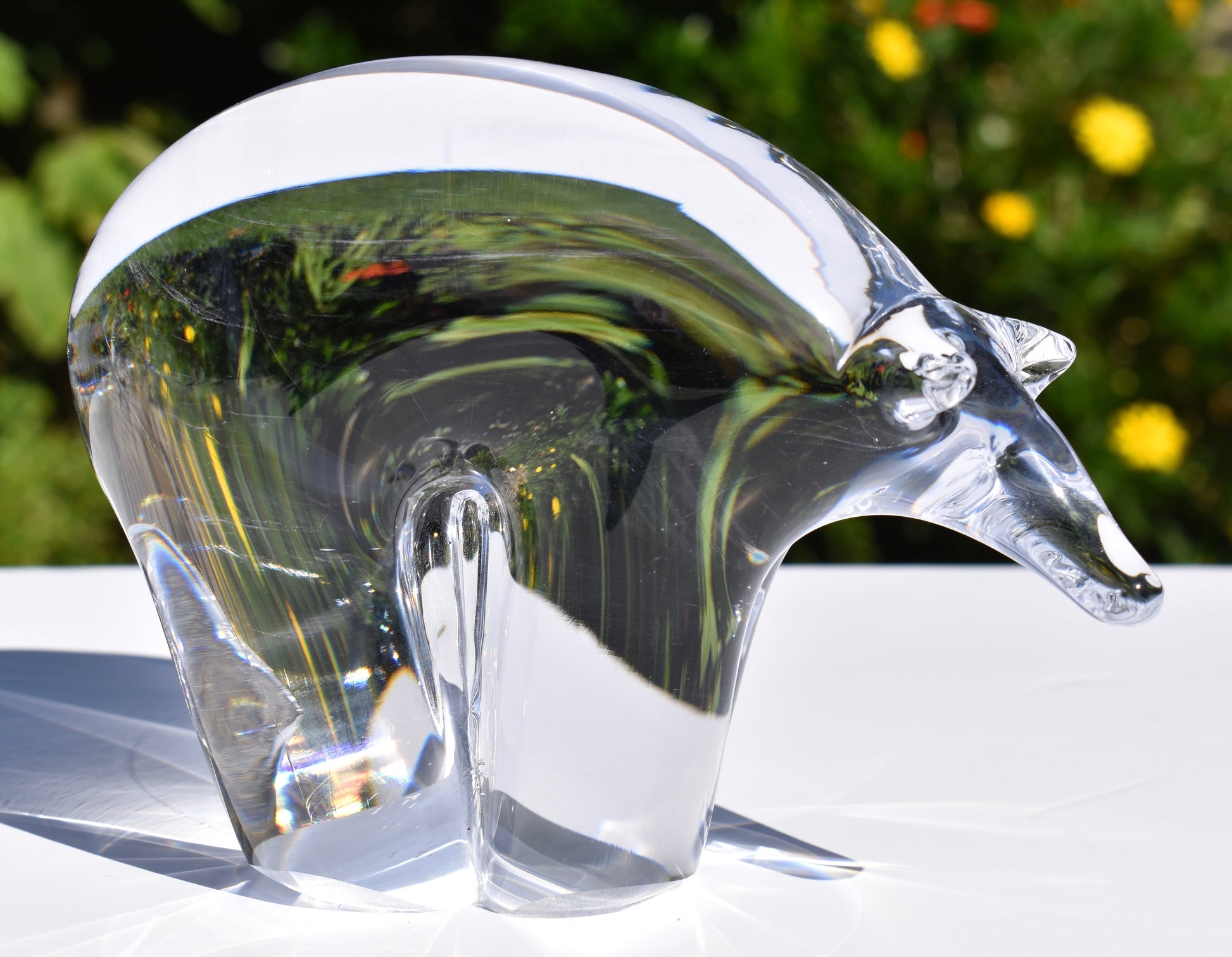 Clear Glass Polar Bear - Corley Studio Shop