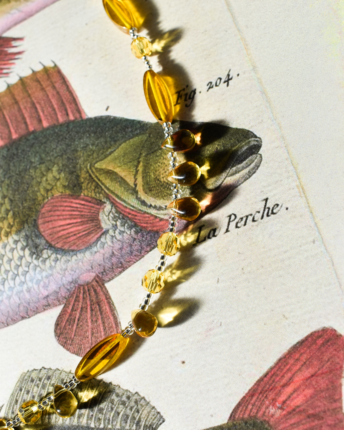 'Lemon Drops' Yellow Bead Necklace