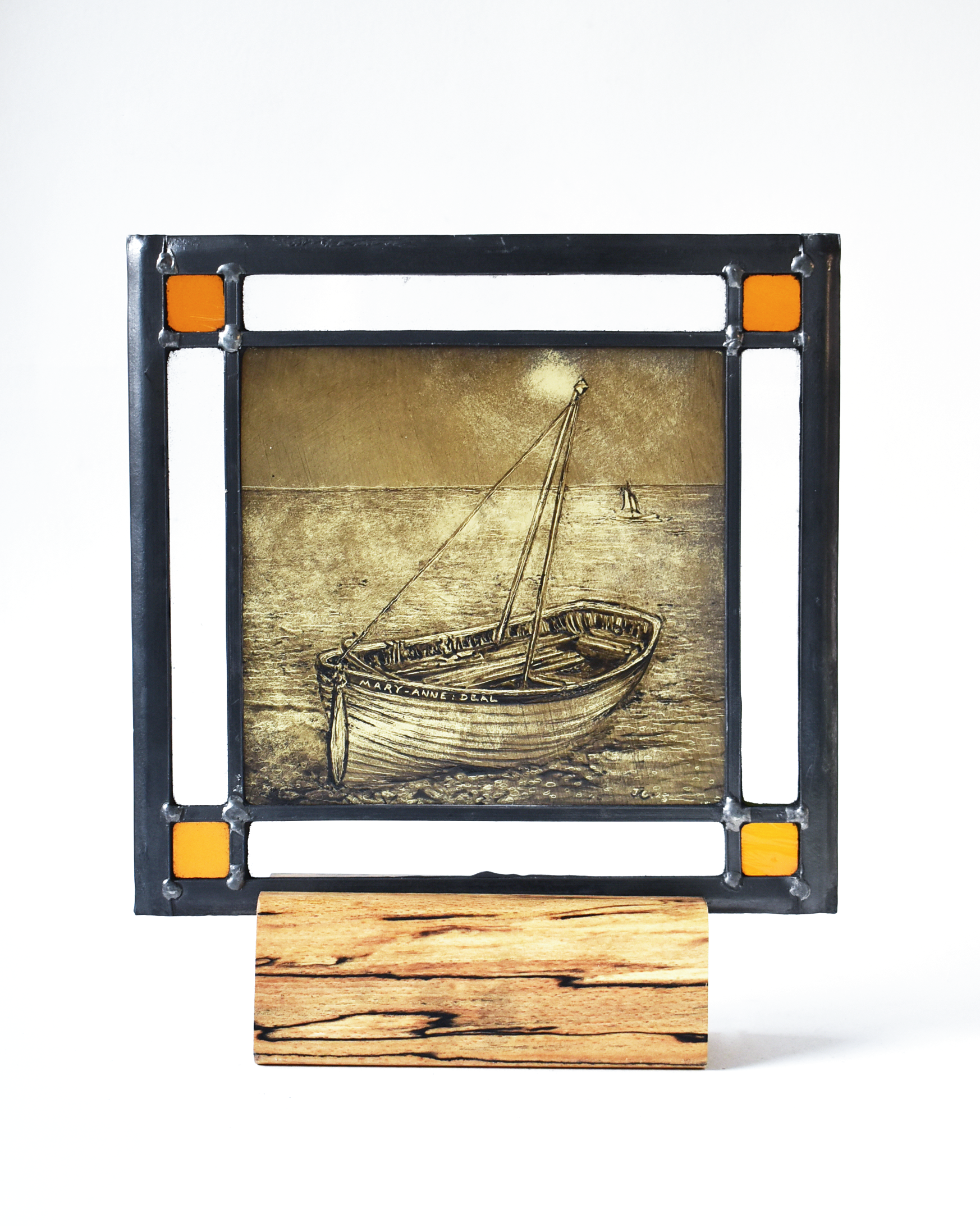 'Deal Lugger' - Stained Glass Panel